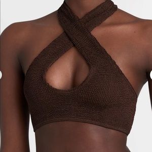 Bond-eye Carmen crop bikini top